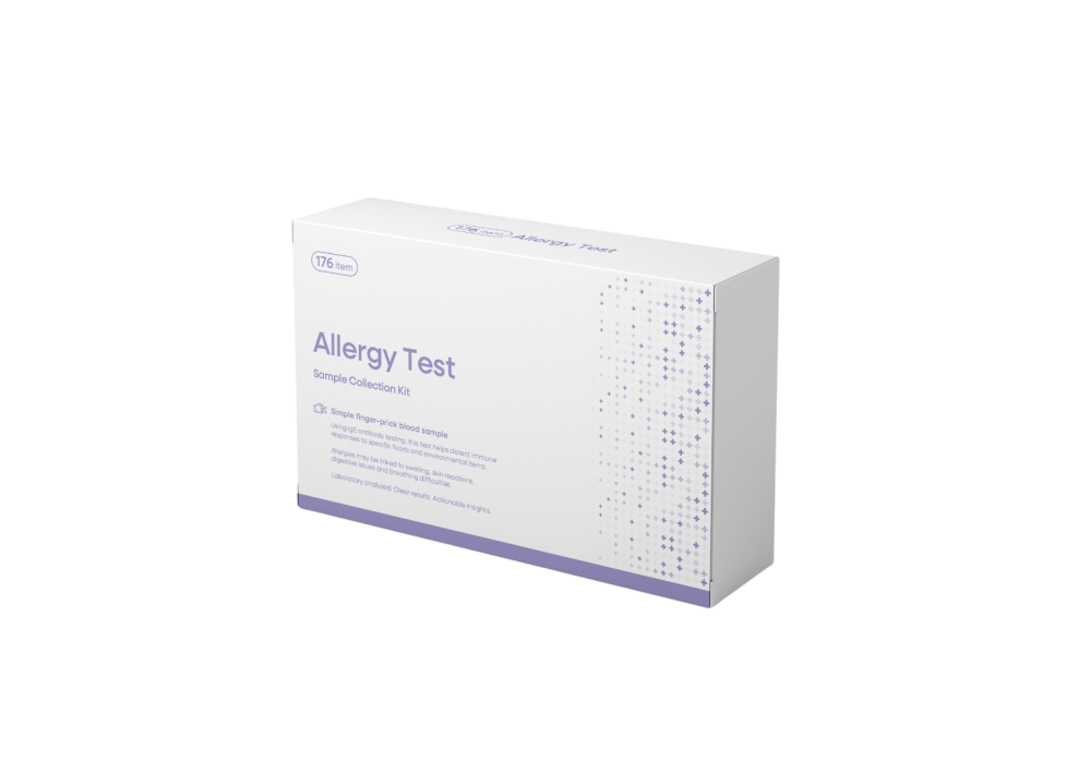 Sample collection kit for the Allergy Test (176 Items) at Prime Integrative Health