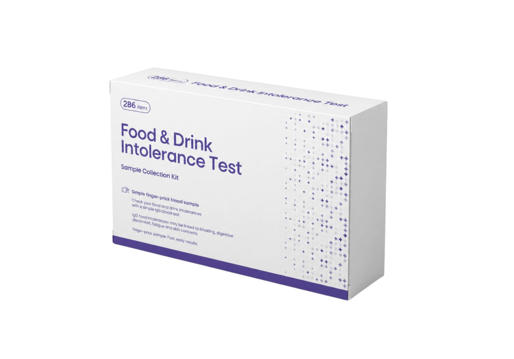 Sample collection kit for the Food & Drink Intolerance Test (286 Items) at Prime Integrative Health